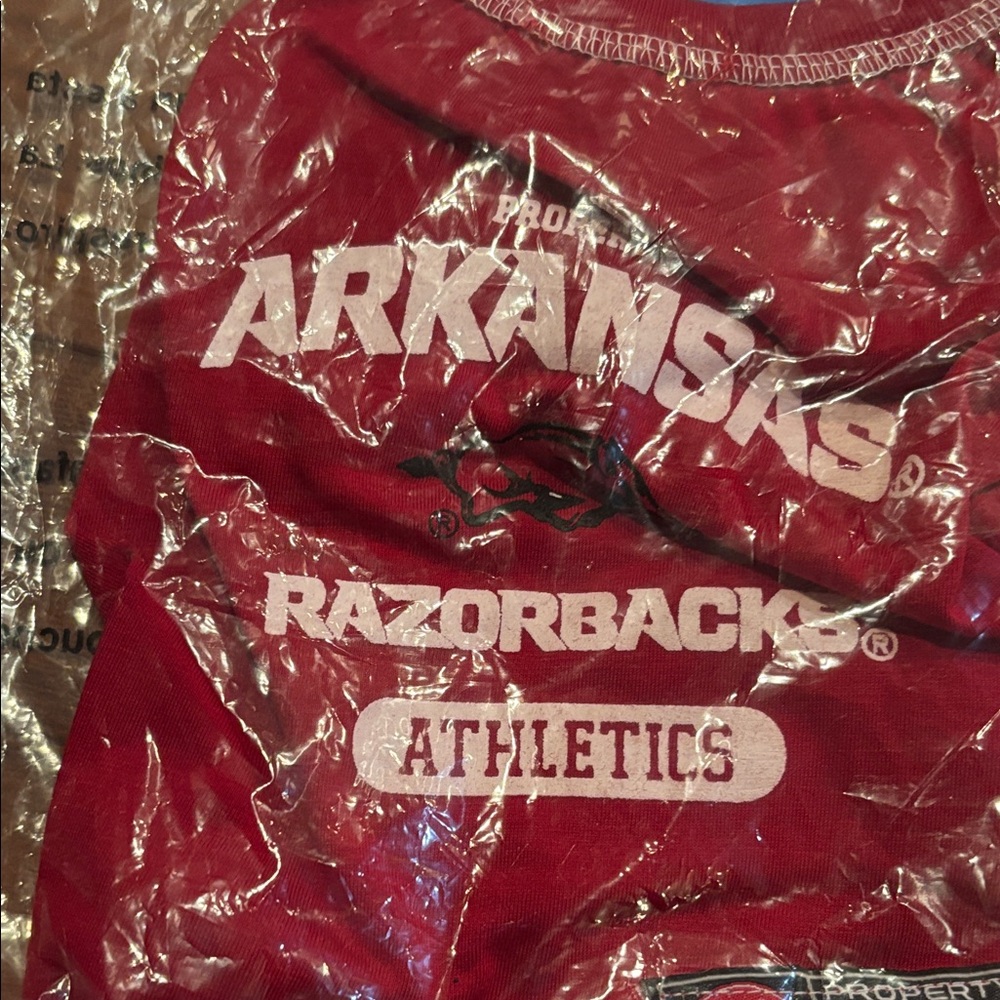 Arkansas Razorbacks dog (or cat) shirt, size small